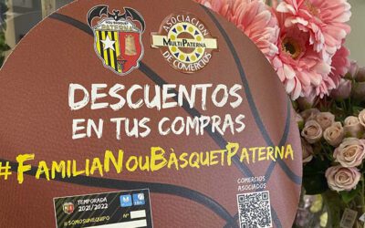 Multipaterna y el Nou Bàsquet Paterna se unen para promocionar el baloncesto y el comercio local